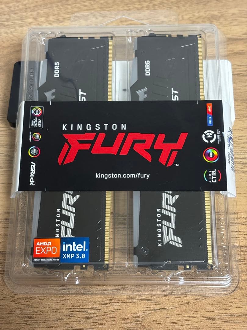 KINGSTON DDR5-6000 32GB(2x16GB) メモリ