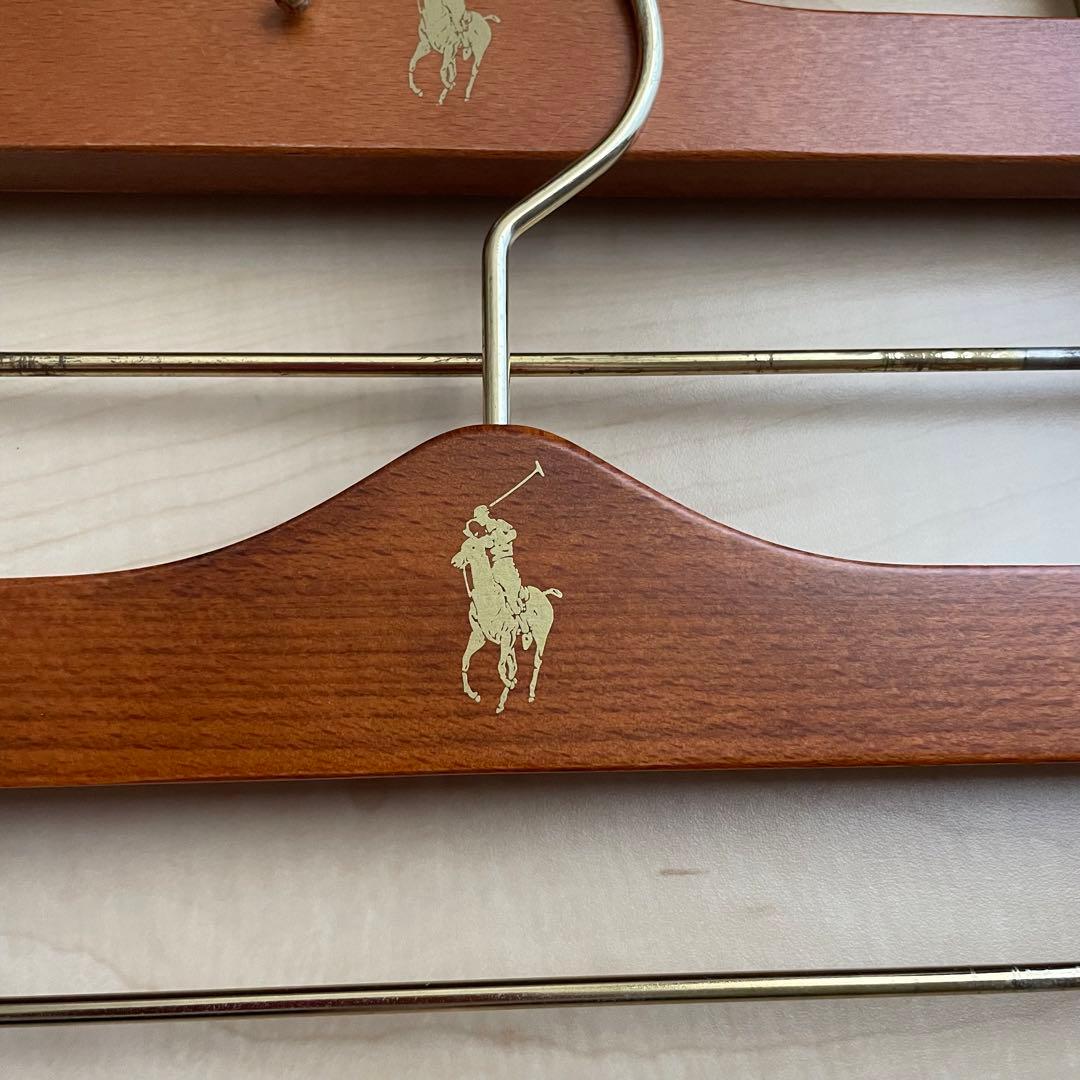 【非売品】ラルフローレン　木製ハンガー　スーツ　ジャケット　ボトムス　セット