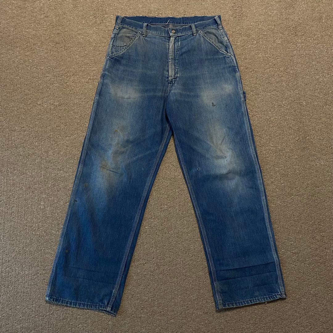 50s~60s 雰囲気抜群 VINTAGE デニムペインターパンツ