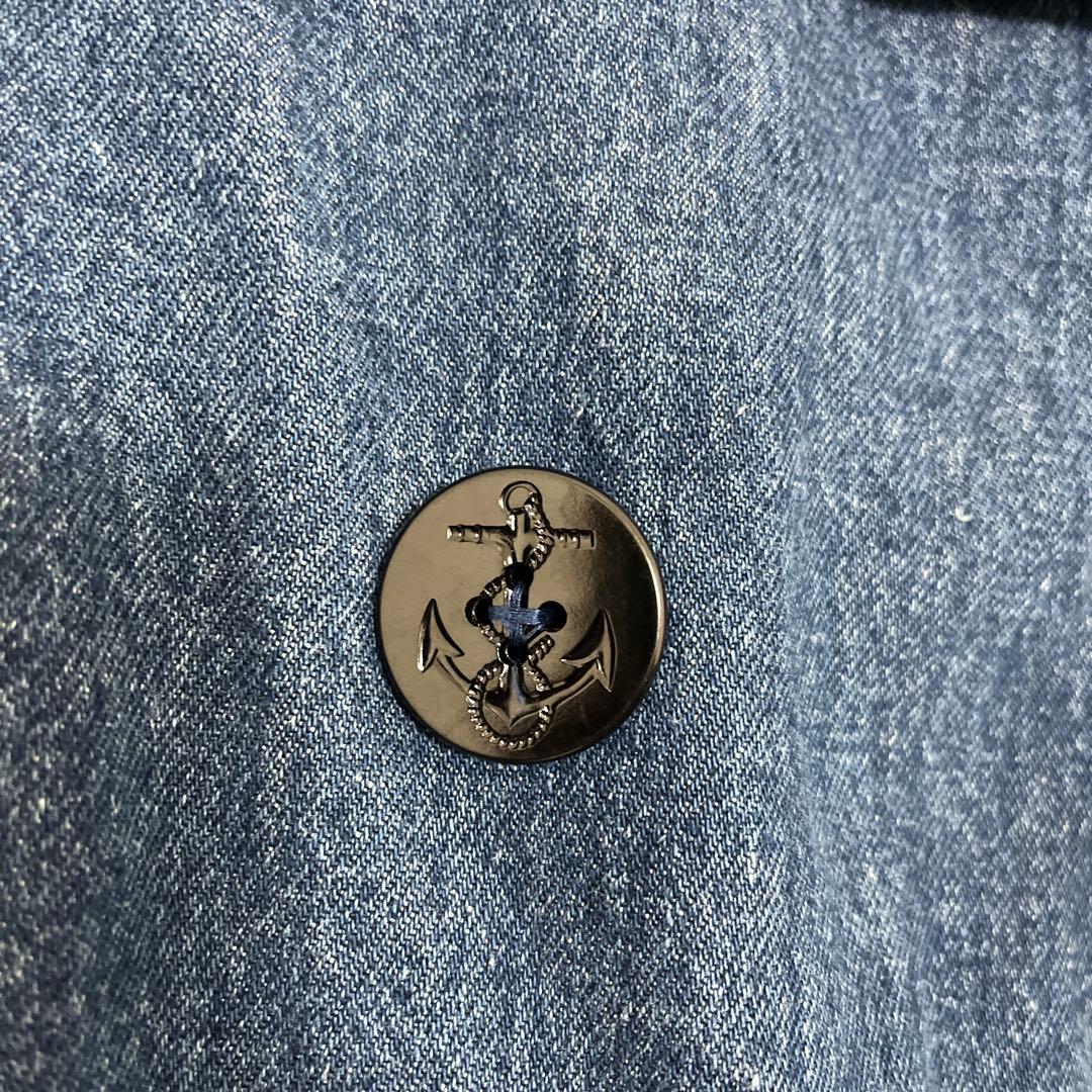 90s ラルフローレン　Pコート　デニム