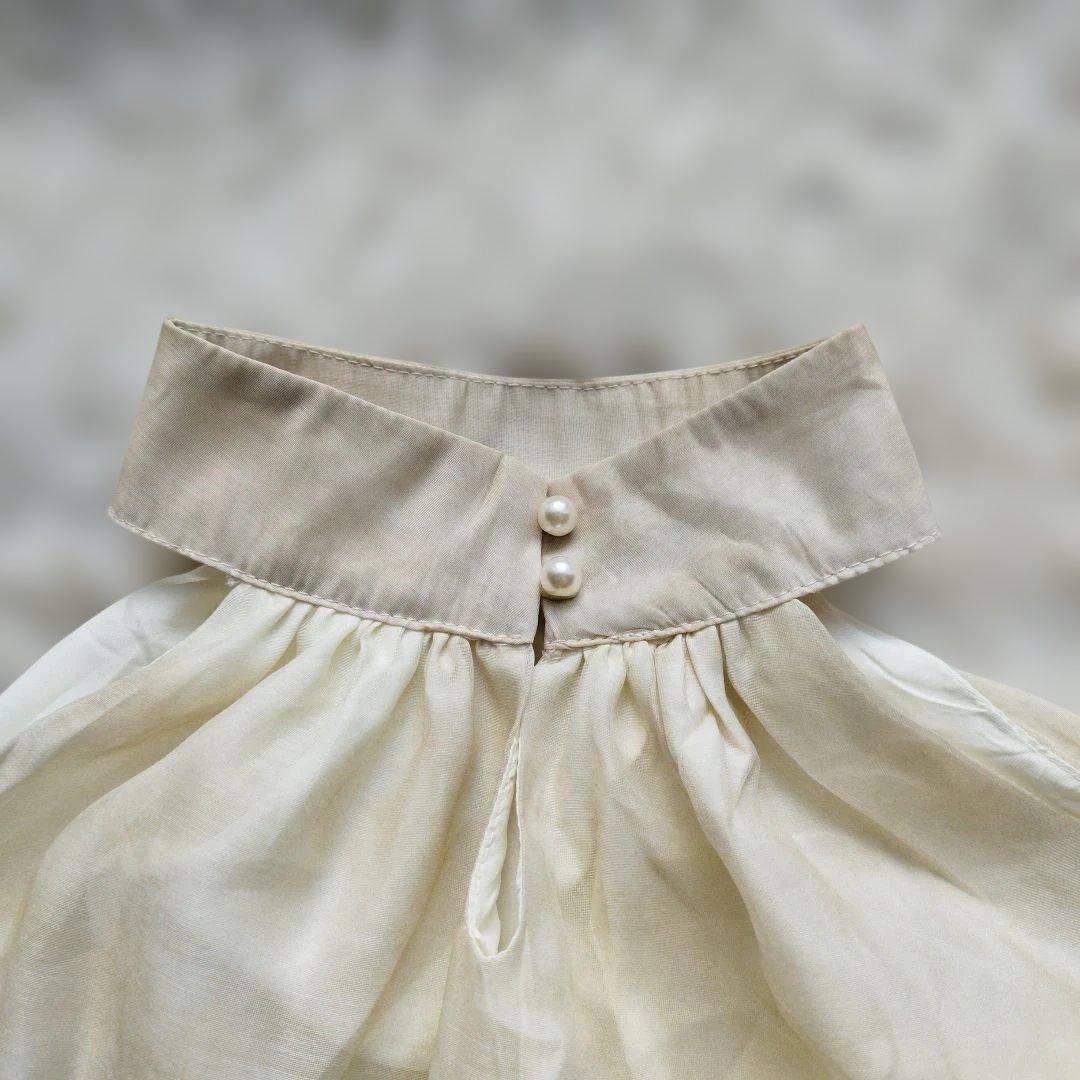 タグ付✨ANDREA&Co. 水彩アートティアードワンピース ホワイト F