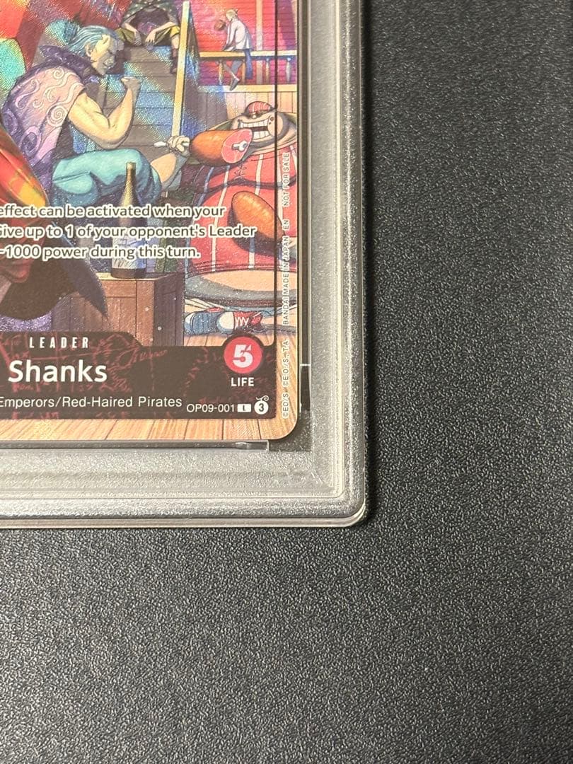 【PSA9】シャンクス 英語版　PSAマガジン　限定コラボプロモカード