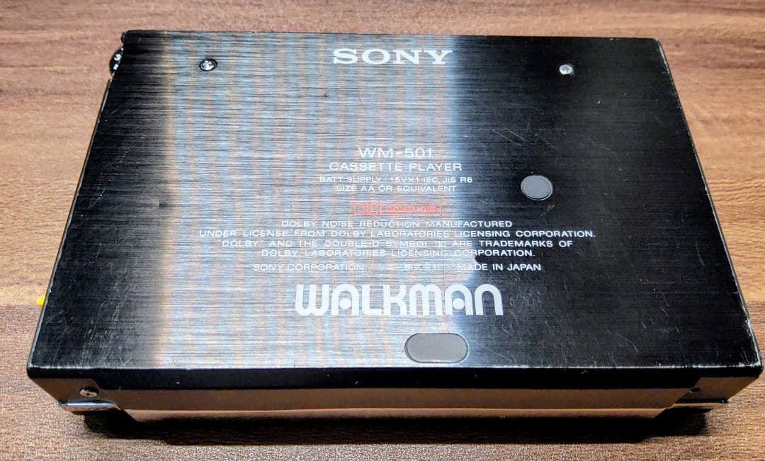 【極美品！】整備済み SONY ウオークマン WM-501 ブラック