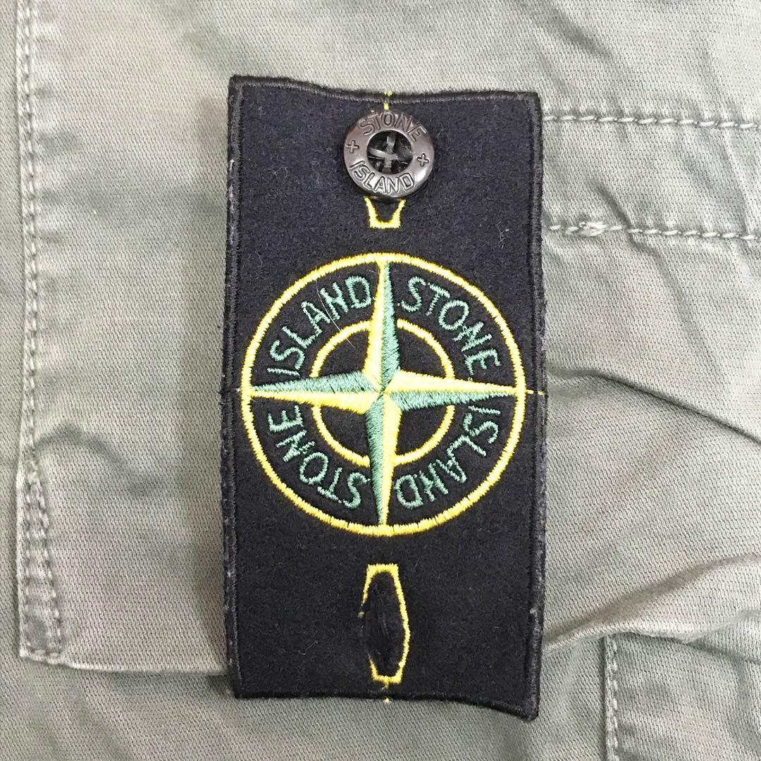 ストーンアイランド W31 カーゴ ワークパンツ ビジネス カーキ S3245