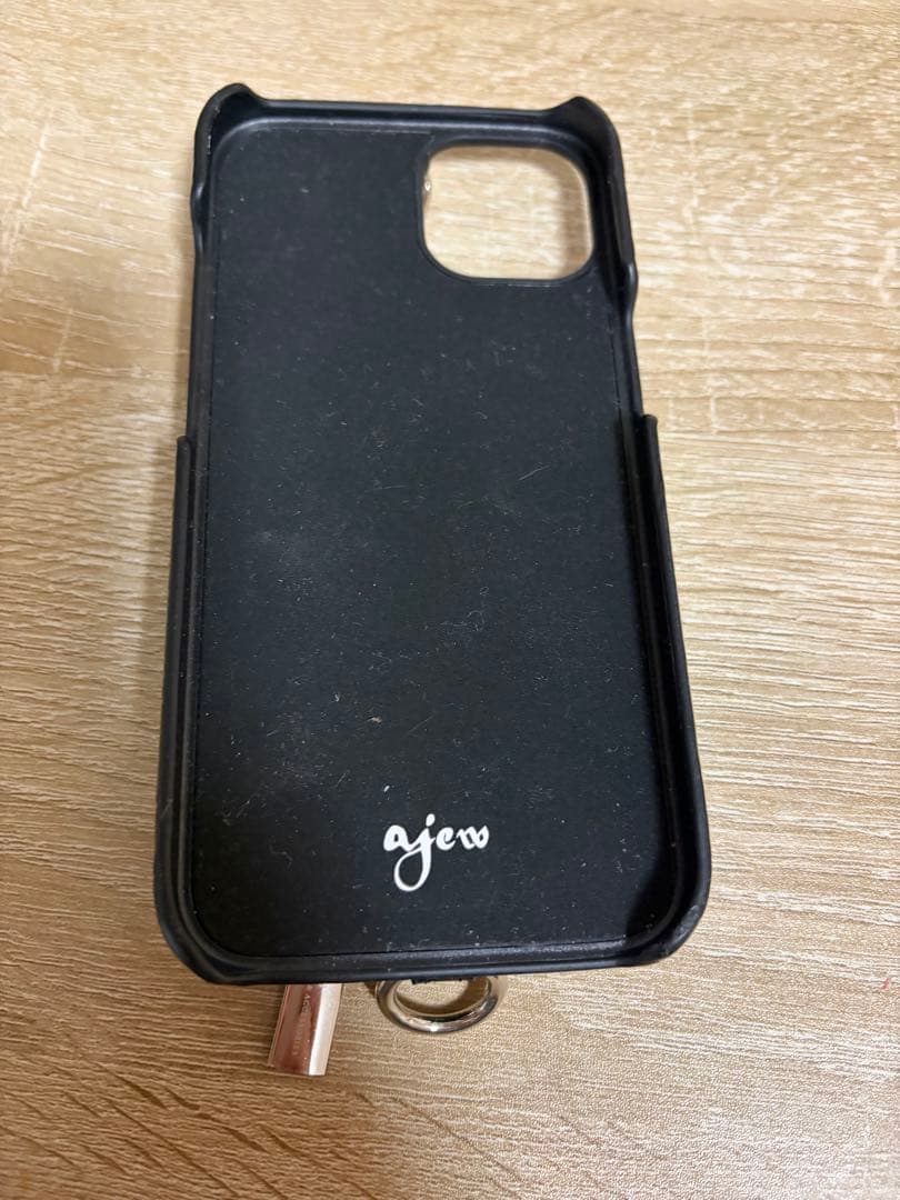 【値下げ交渉可】ajew iPhone13用ケースcroco case/ブラック