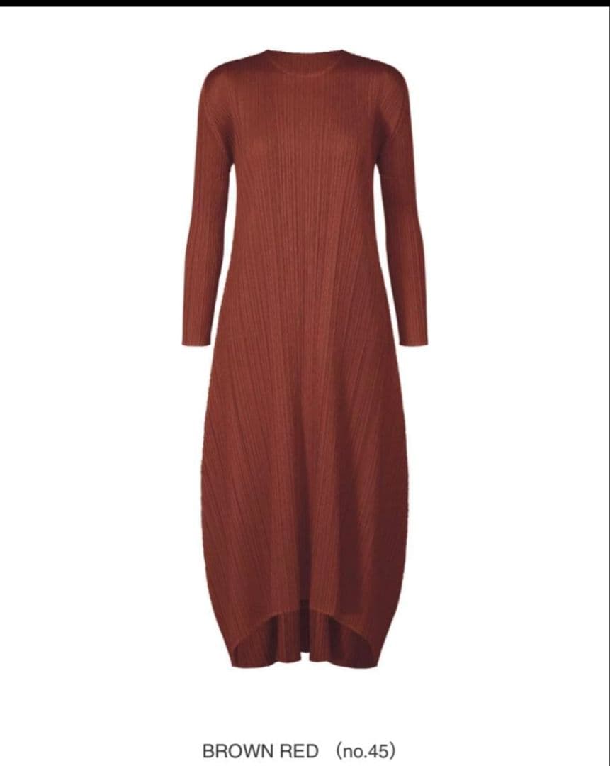 プリーツプリーズ 2025年10月マンスリー ブラウンレッド