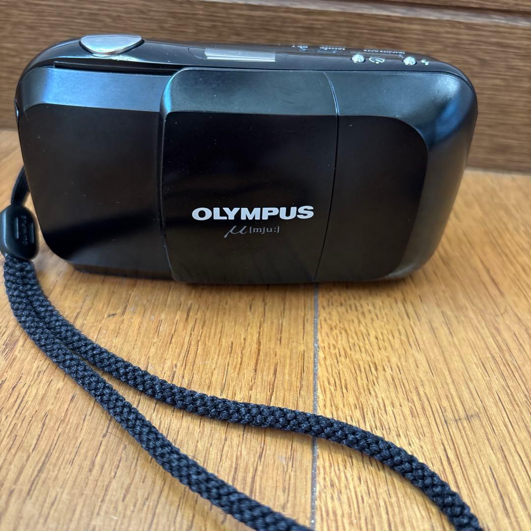 Olympus オリンパス mju af 黒 black