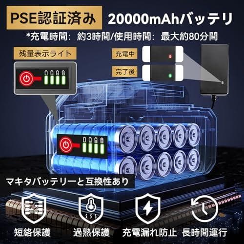 高圧洗浄機 コードレス 充電式 マキタバッテリー互換 6in1多機能ノズル
