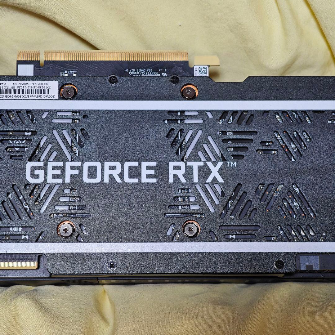 ZOTAC RTX3090 24GB サーマルパッド サーマルグリス交換済み
