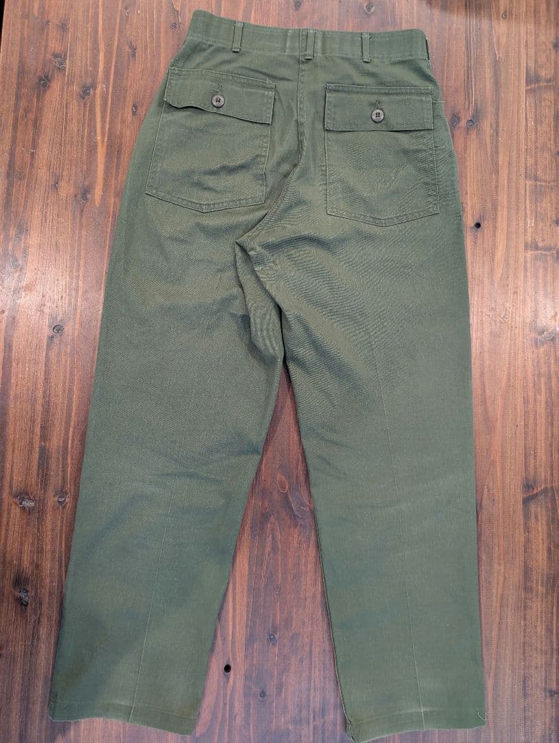 1987年製 アメリカ軍 OG507 32×29 ベイカーパンツ ファティーグ