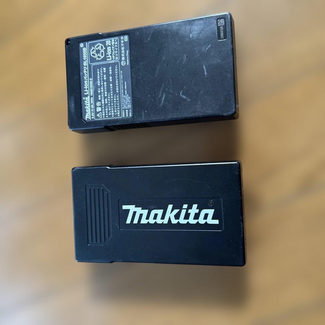 マキタ空調服・バッテリBL1055Ｂ 2個付き