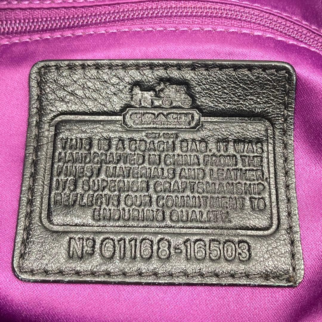 ⭐️美品⭐️コーチ ショルダーバッグ レザー ブラック ゴールド 肩掛け