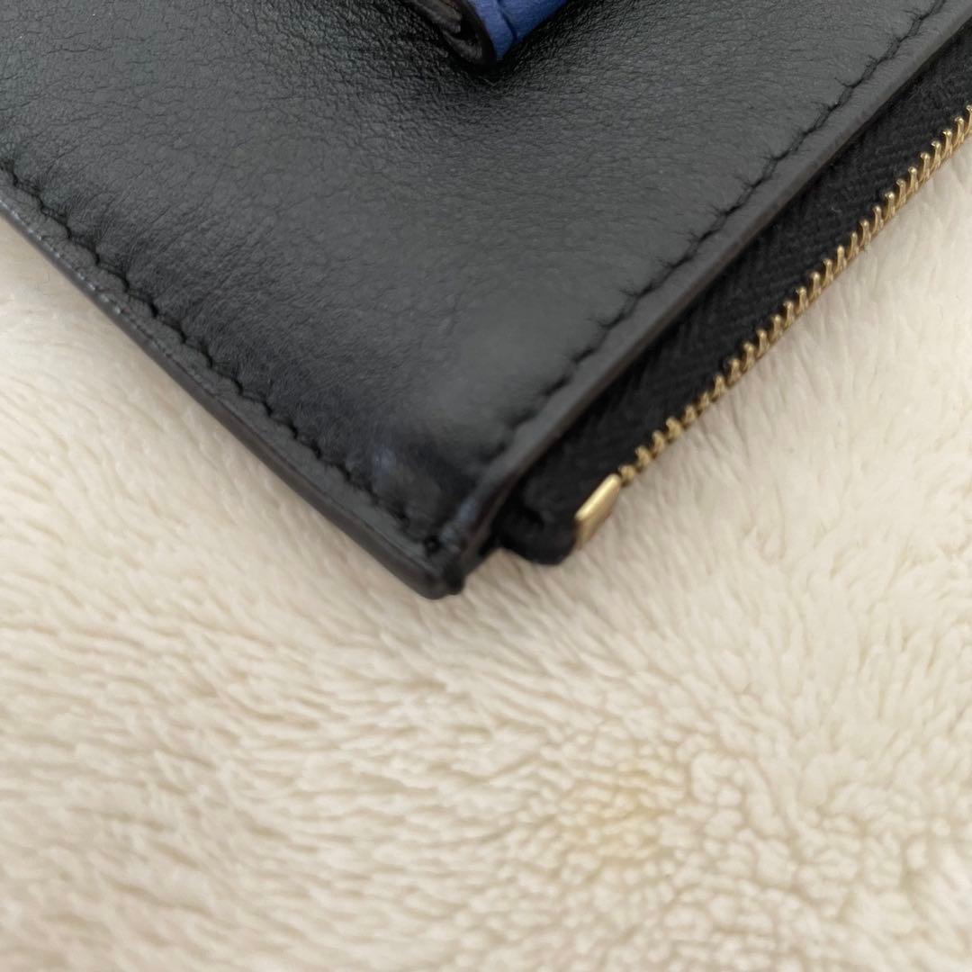 CELINE セリーヌ クラッチバッグ　レザー　フィービー　バイカラー