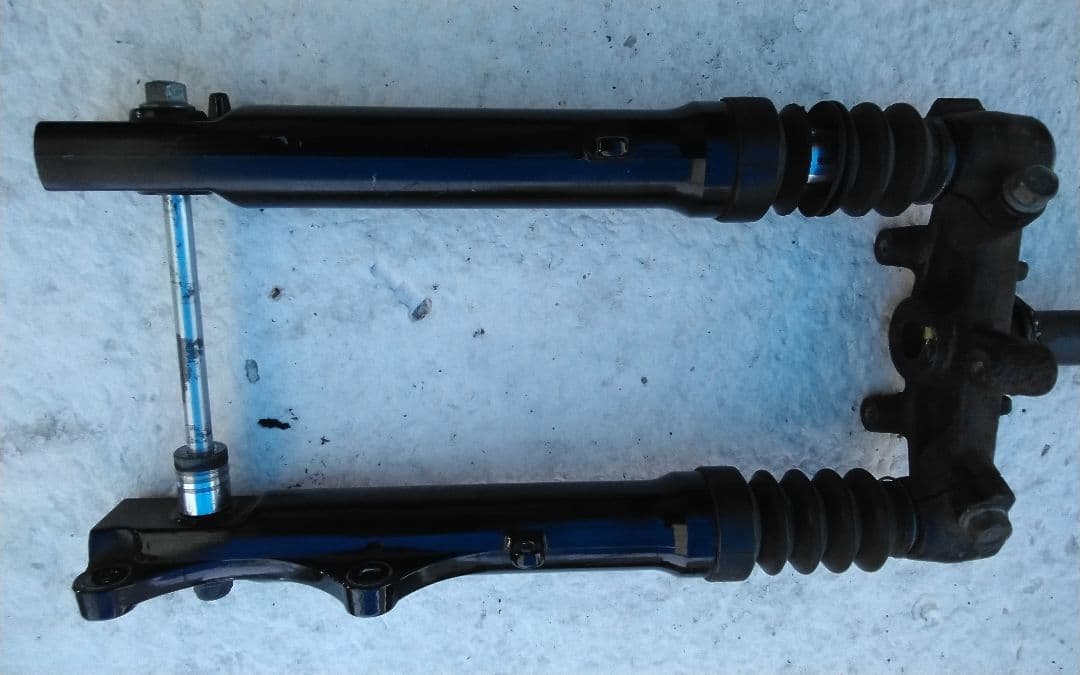 ジョグ　SA39J /ZR フロントフォーク&ステム　アクスルシャフト