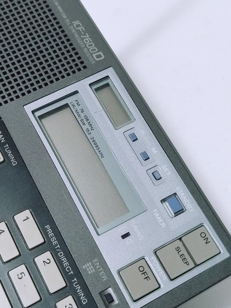 SONY ICF-7600D ラジオ 動作品