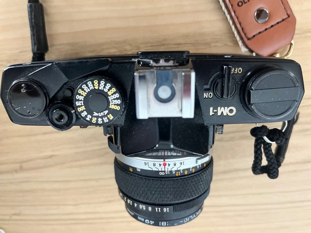 OLYMPUS OM-1一眼レフ　AUTO-S 50mmf1.4レンズ付き