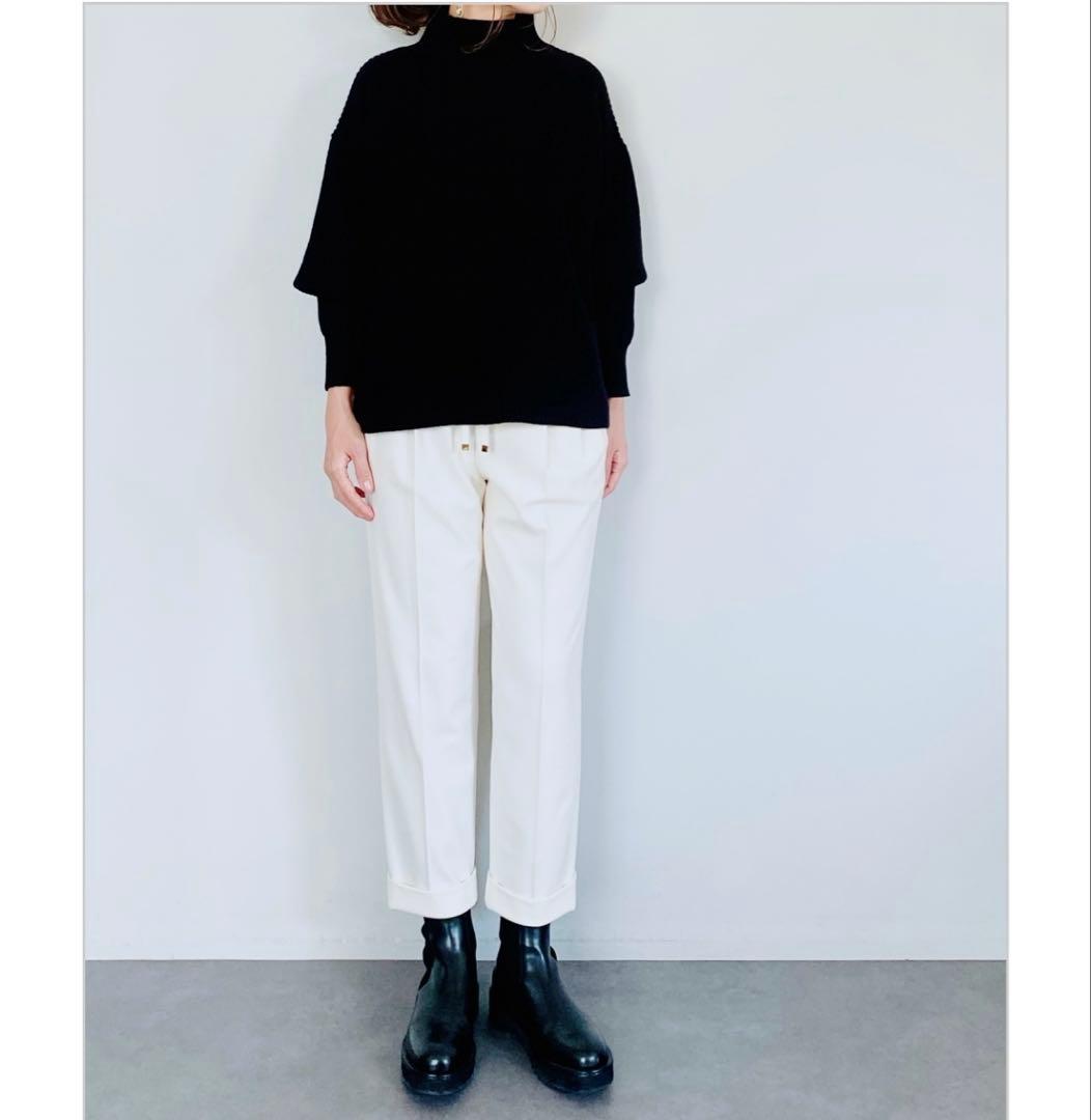 chou chou SELECT(セレクト)　裏起毛センタープレストラックパンツ