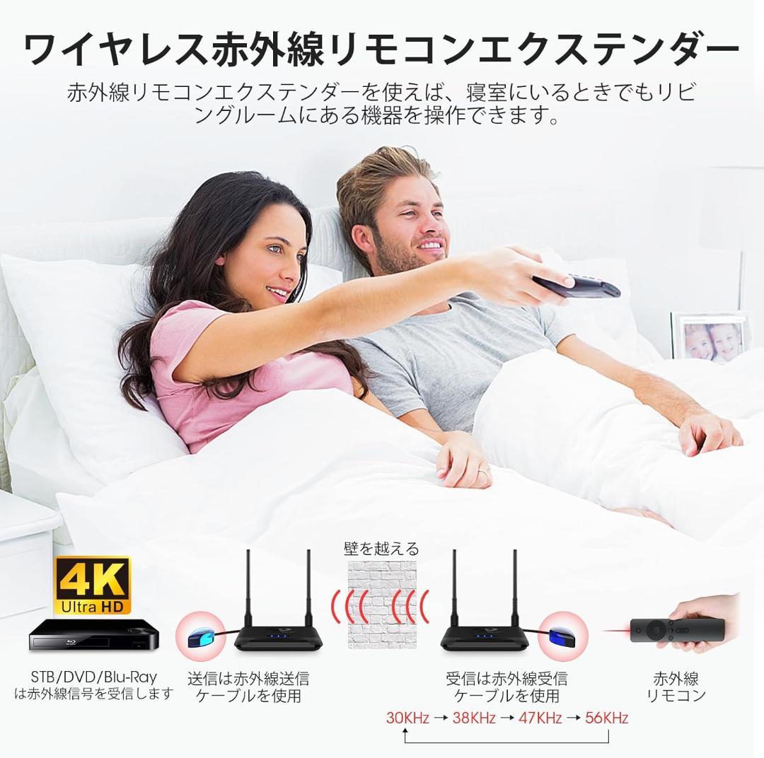 ワイヤレス　HDMI　送信機　受信機　hdmi 無線化　4K　トランスミッター