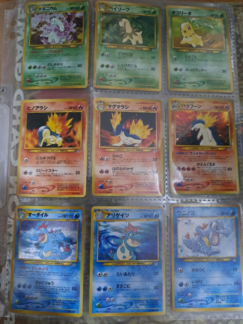 プレミアムファイル1 、2セット ポケモンカードネオ