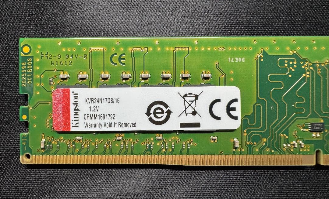 n*p様 KINGSTON DDR4-2400 16GB×2（32GB）