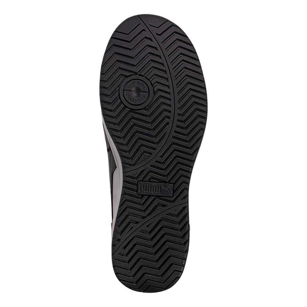 プーマ安全靴#64.208 25.5cmフロントコート　レッドロー