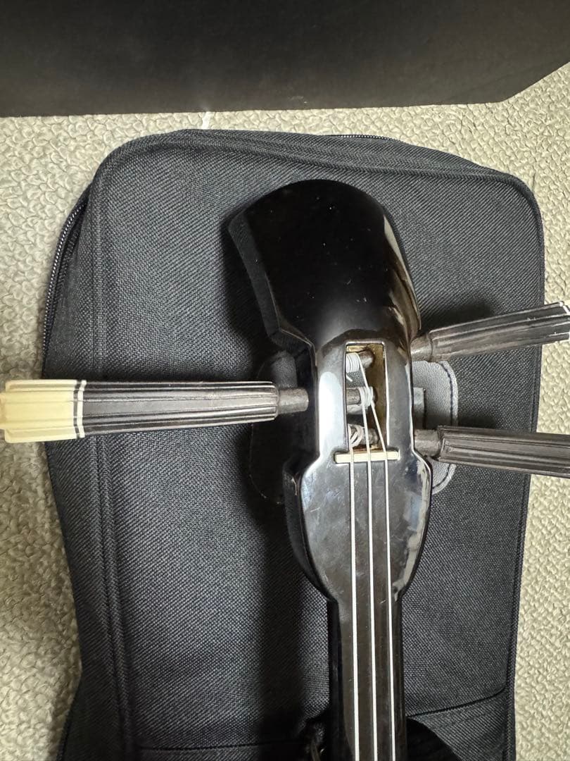 三線 人工皮 竹ウマ バチ ソフトケースセット