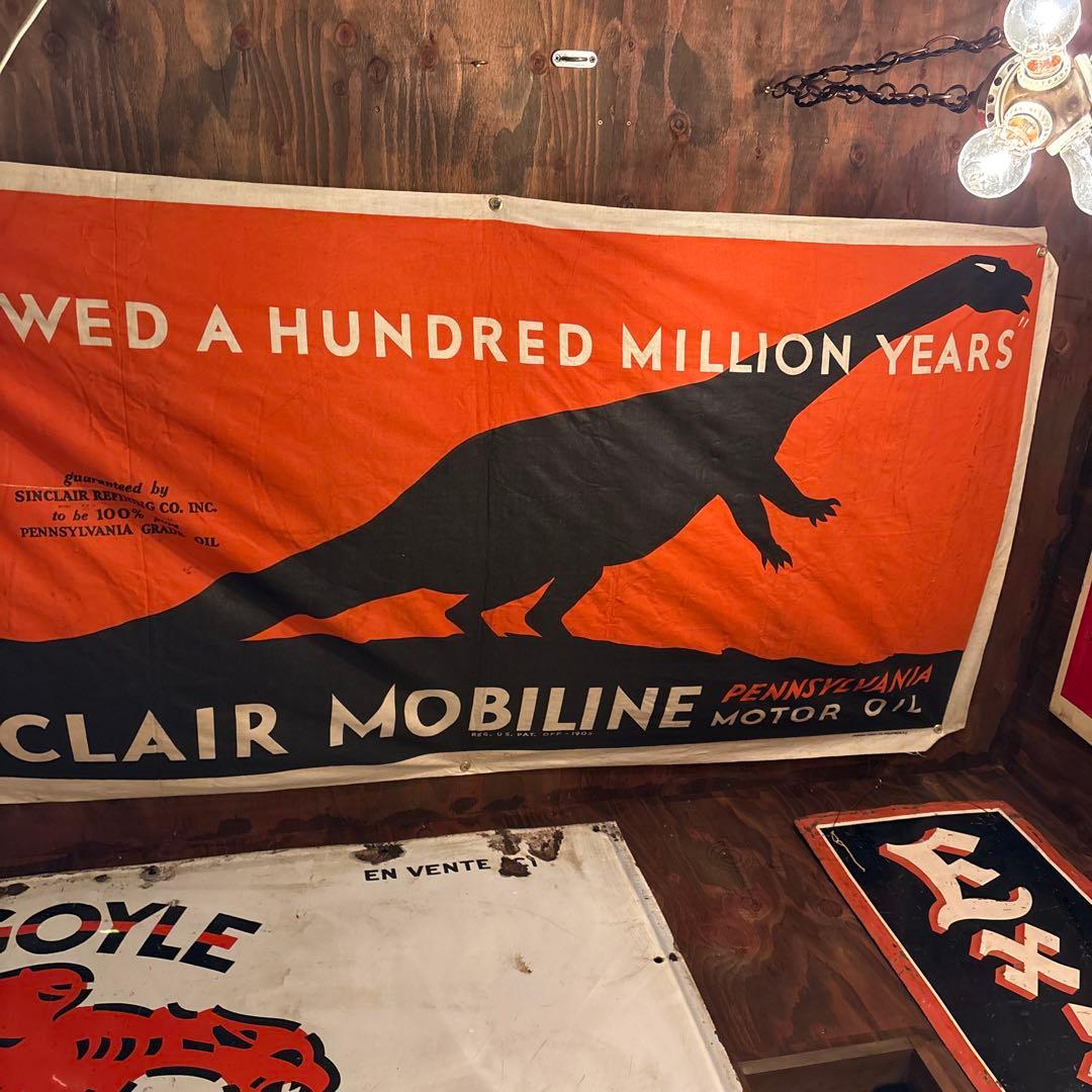 Sinclair Mobiline バナー　ビンテージ　firestone