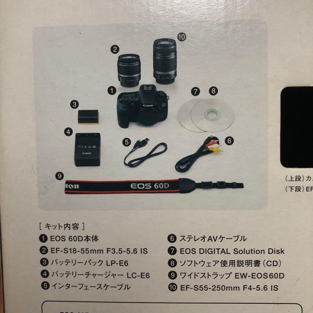 美品 canon eosd60 ダブルズームキット jobey付き