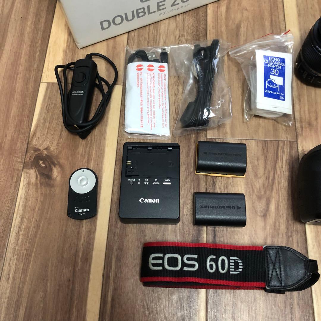 美品 canon eosd60 ダブルズームキット jobey付き