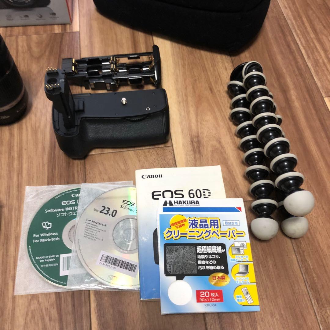 美品 canon eosd60 ダブルズームキット jobey付き