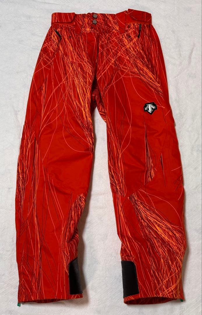 DESCENTE スキーウェアセット ネイビーオレンジ