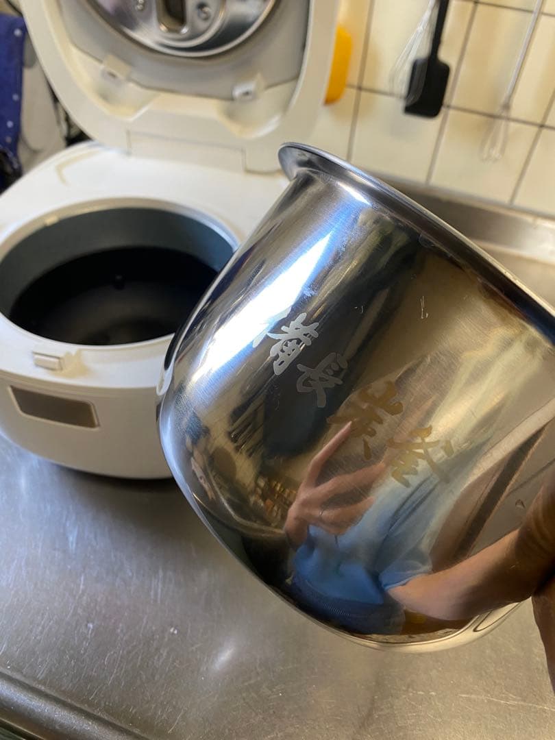 超美品Panasonic SR-KT060 IHジャー炊飯器3.5合備長炭釜