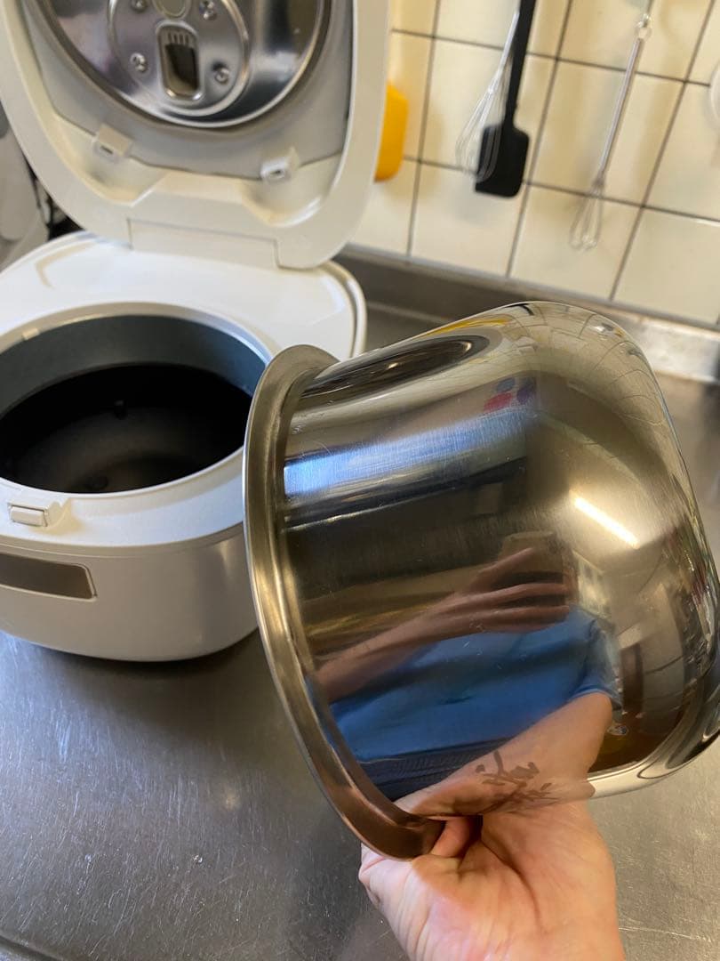 超美品Panasonic SR-KT060 IHジャー炊飯器3.5合備長炭釜