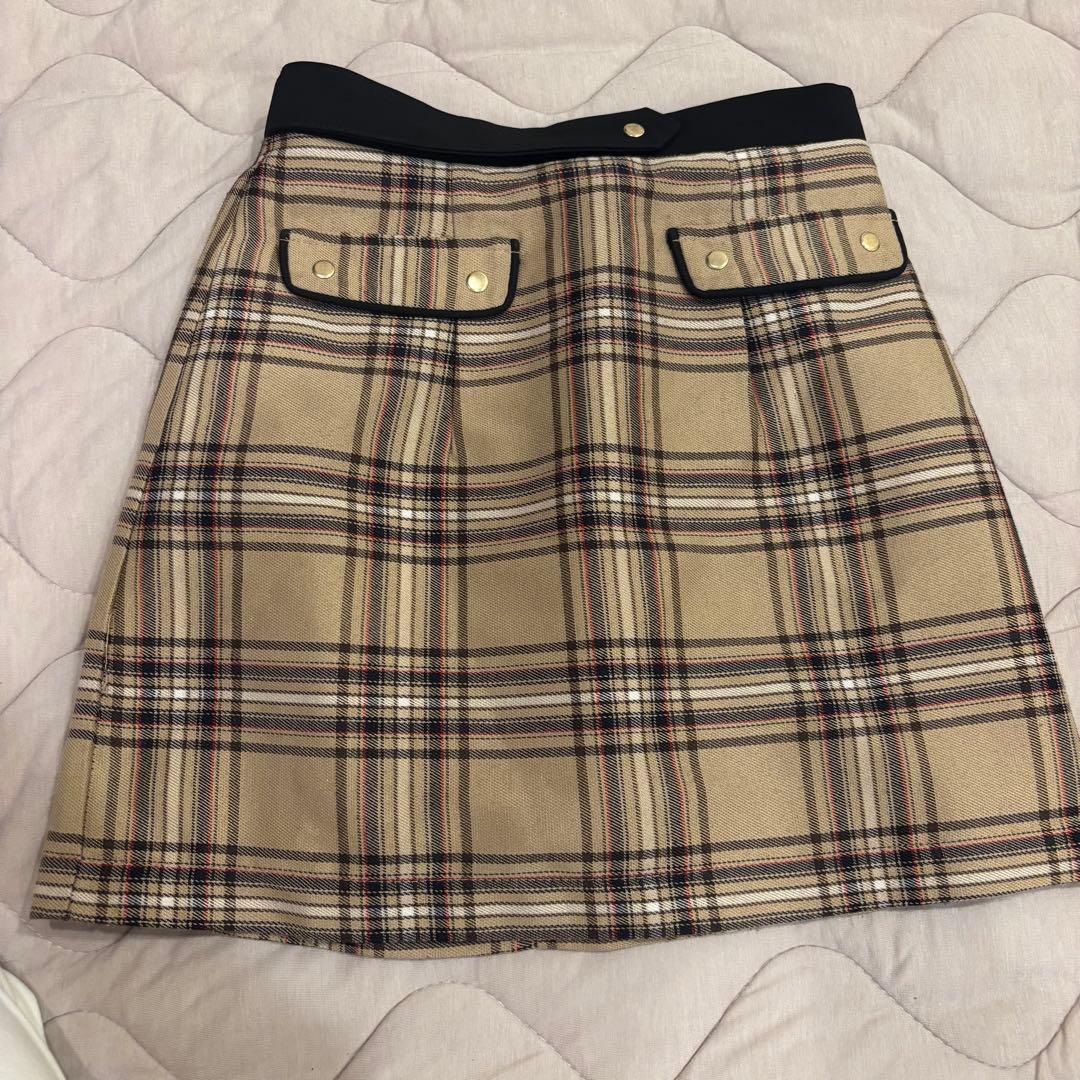 チェック柄スリーブレスタイトドレス Sugar