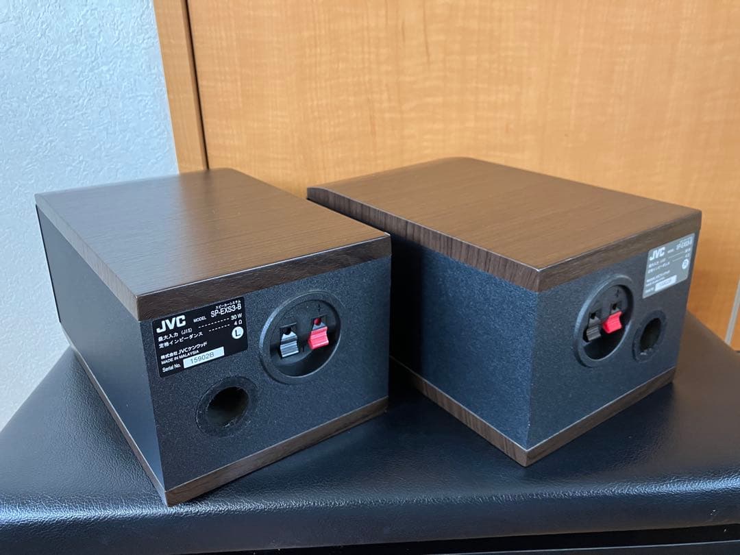 【音出し確認済】JVC ケンウッド ウッドコーンスピーカー SP-EXS3