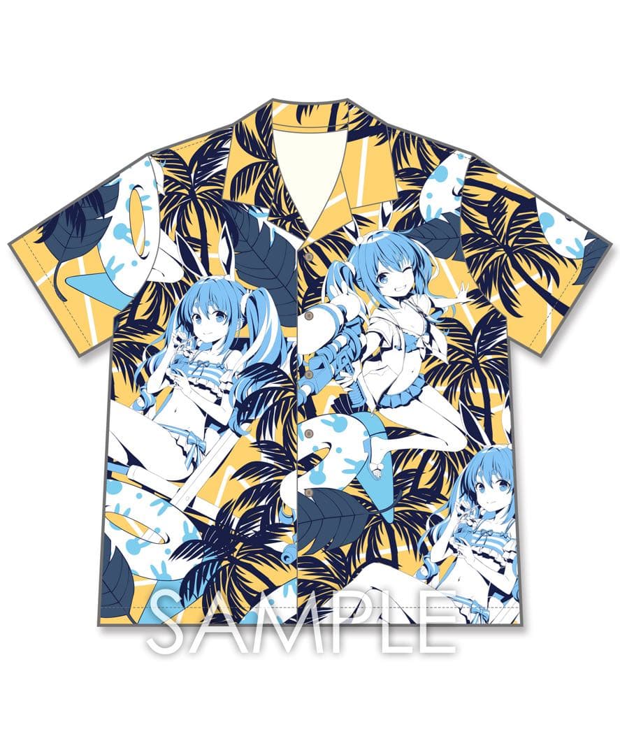 C106 憂姫はぐれ 兎田ぺこら アロハシャツ コミケ