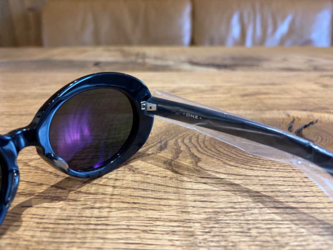 ✓NUMBER (N)INE ブラックサングラス ケース付き