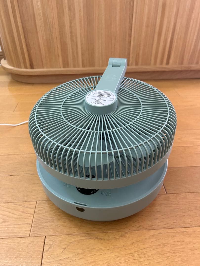 BRUNOグリーンスタンド式扇風機 折りたたみ可能