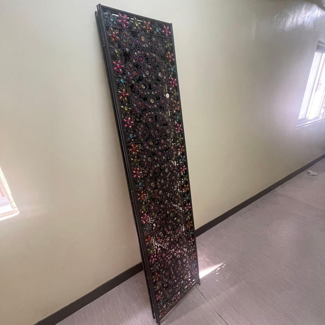 W*能様 最終お値下げ　アジアン雑貨　カラフルなビーズ　パーテーション　送料込み