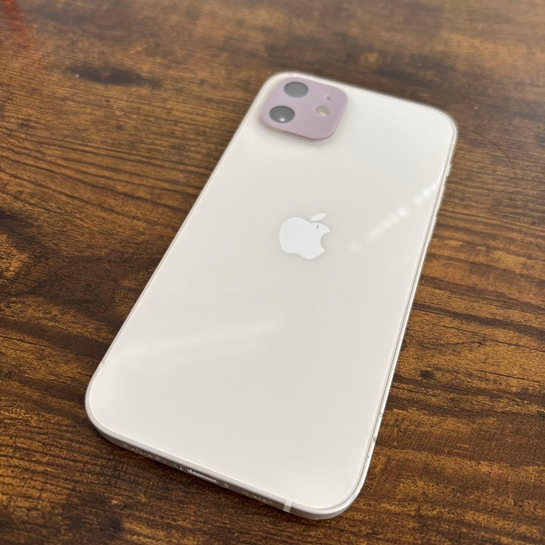 iPhone12 128GB ホワイト FaceID不可 ケースカバー付