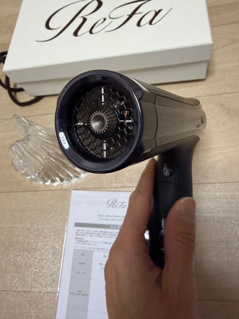 ReFa BEAUTECH DRYER S+ ドライヤーブラック　専用ホルダー付