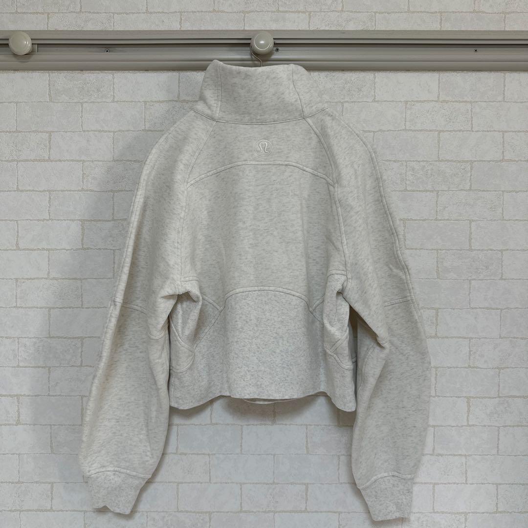 lululemon Scuba オーバーサイズ ファネルネックハーフジップ