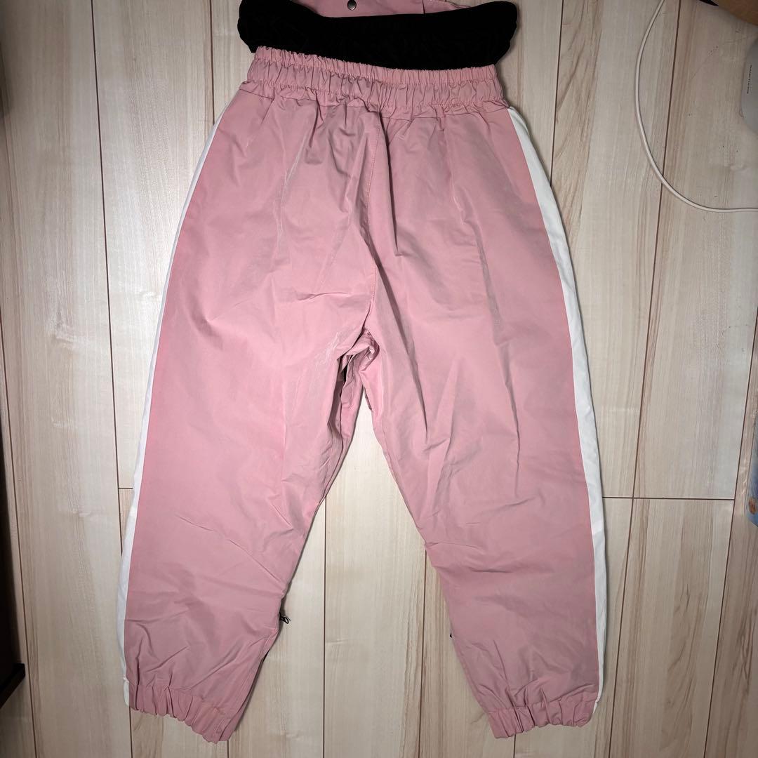 【ほぼ新品未使用】スノーボードウェア 上下セット セットアップ レディース韓国風