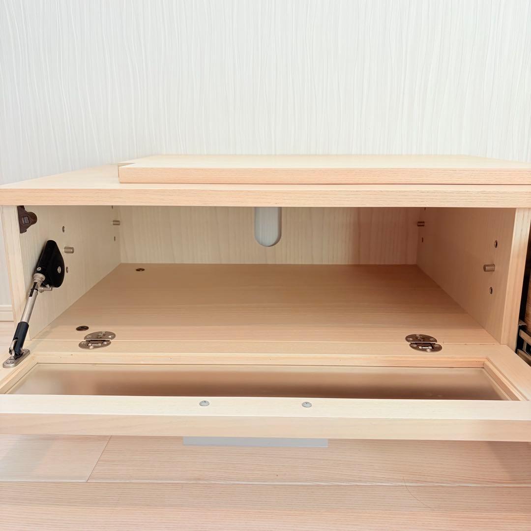 【送料込】アクタス テレビボード幅150cm×奥行45cm×高さ31cmホワイト