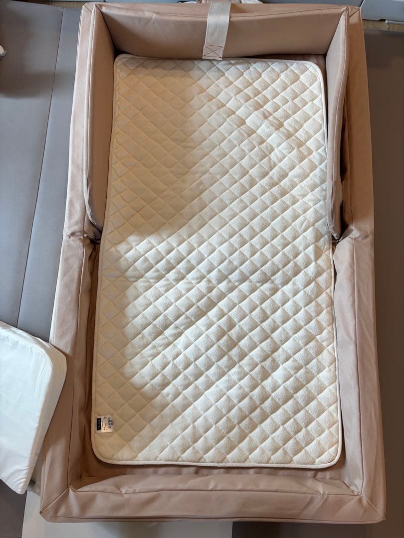 【美品】ファルスカ　コンパクトベッドフィットL ベージュ