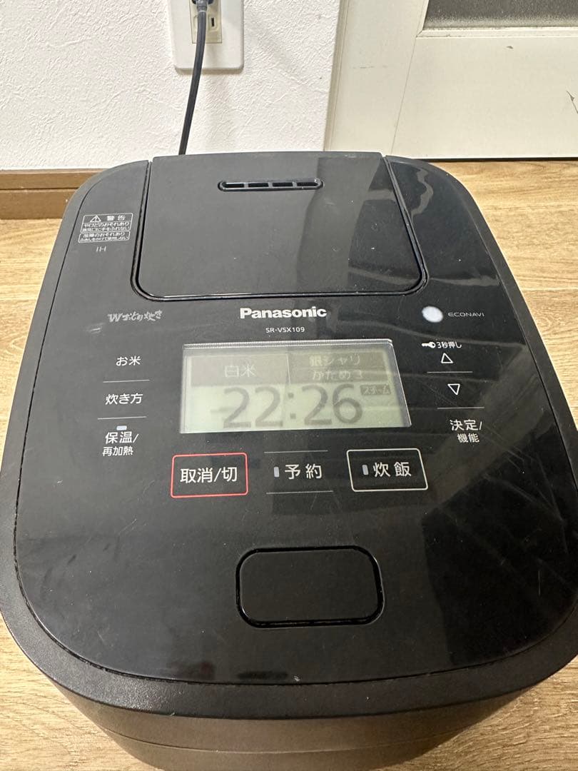 Panasonic SR-VSX109 炊飯器 2019年製