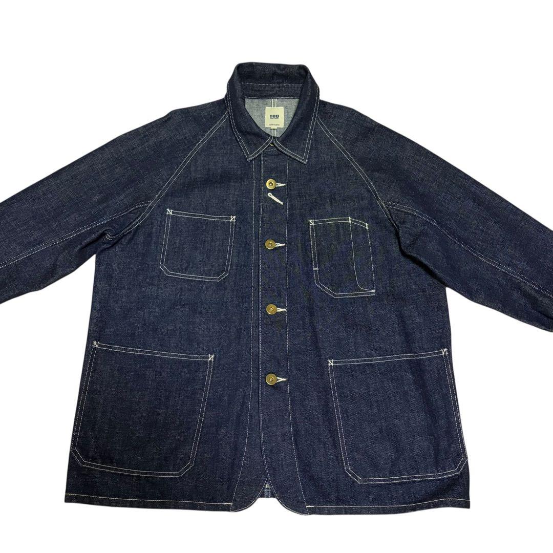 FOB FACTORY ヘンプデニム カバーオール Mサイズ 日本製 美品