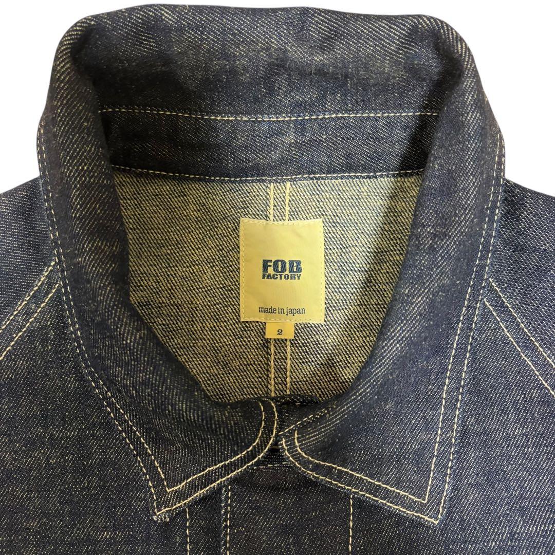 FOB FACTORY ヘンプデニム カバーオール Mサイズ 日本製 美品