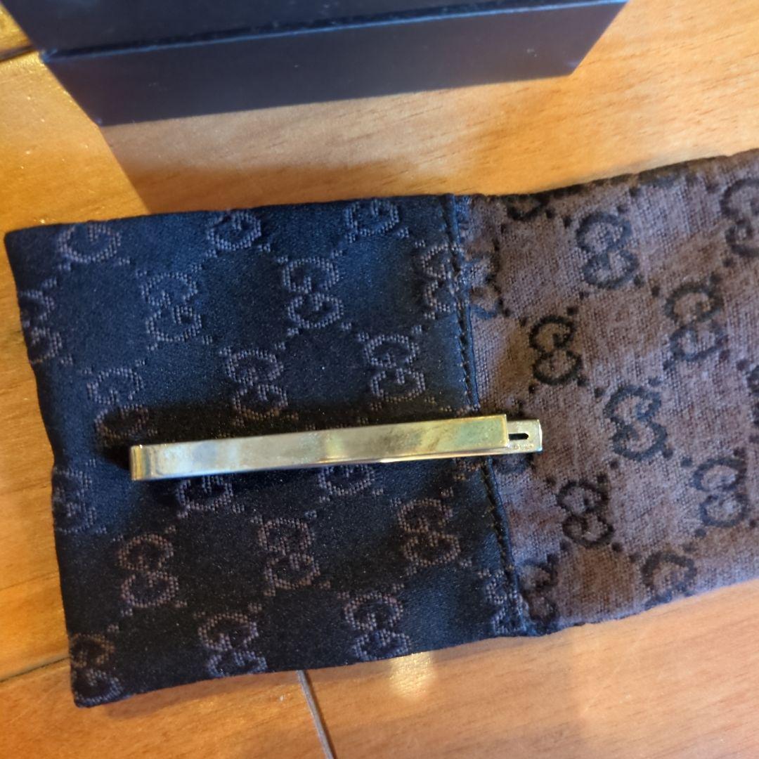 GUCCI ネクタイピン 専用ポーチ付き