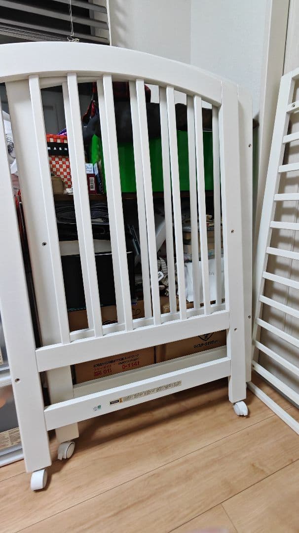 し*う様 ハイシートベビーベッド（ホワイト）